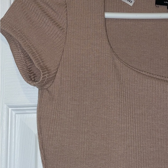 See you Monday tan blush nude bodycon dress- lined! - Picture 2 of 6